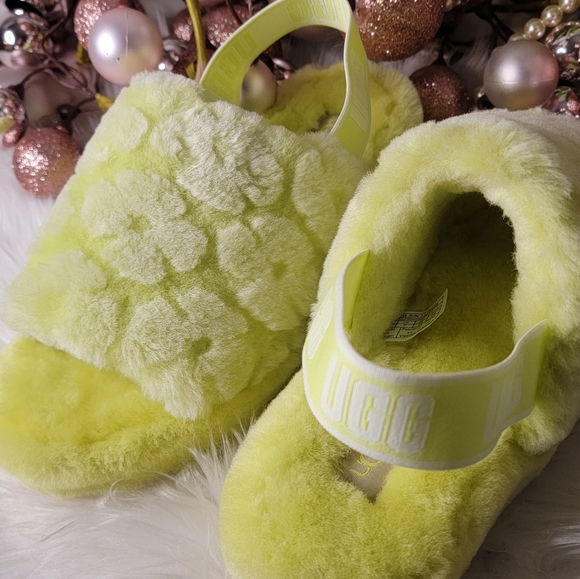 Ugg FLUFF YEAH POPPY SLIDE SLIPPER - Picture 5 of 10